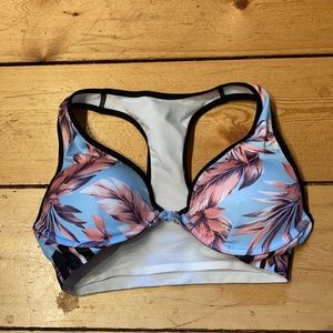 VS Pink Cool and Comfy Plunge push up bra